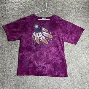 Vintage Cactus Bay Apparel T-shirt Lynee Women's Medium‎ Pink Tie Dye